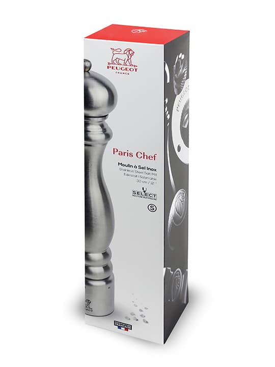Peugeot Paris Chef u'Select Mill in Stainless Steel 30 cm