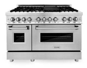 ZLINE 48 inch Dual Fuel Range, Stainless Steel, RA48
