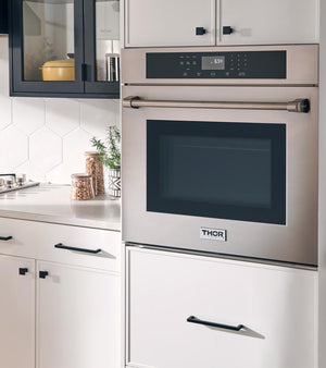 THOR Kitchen Package - 30" Wall Oven, 36" Drop-in Cooktop, Range Hood, AP-HEW3001-DC-36