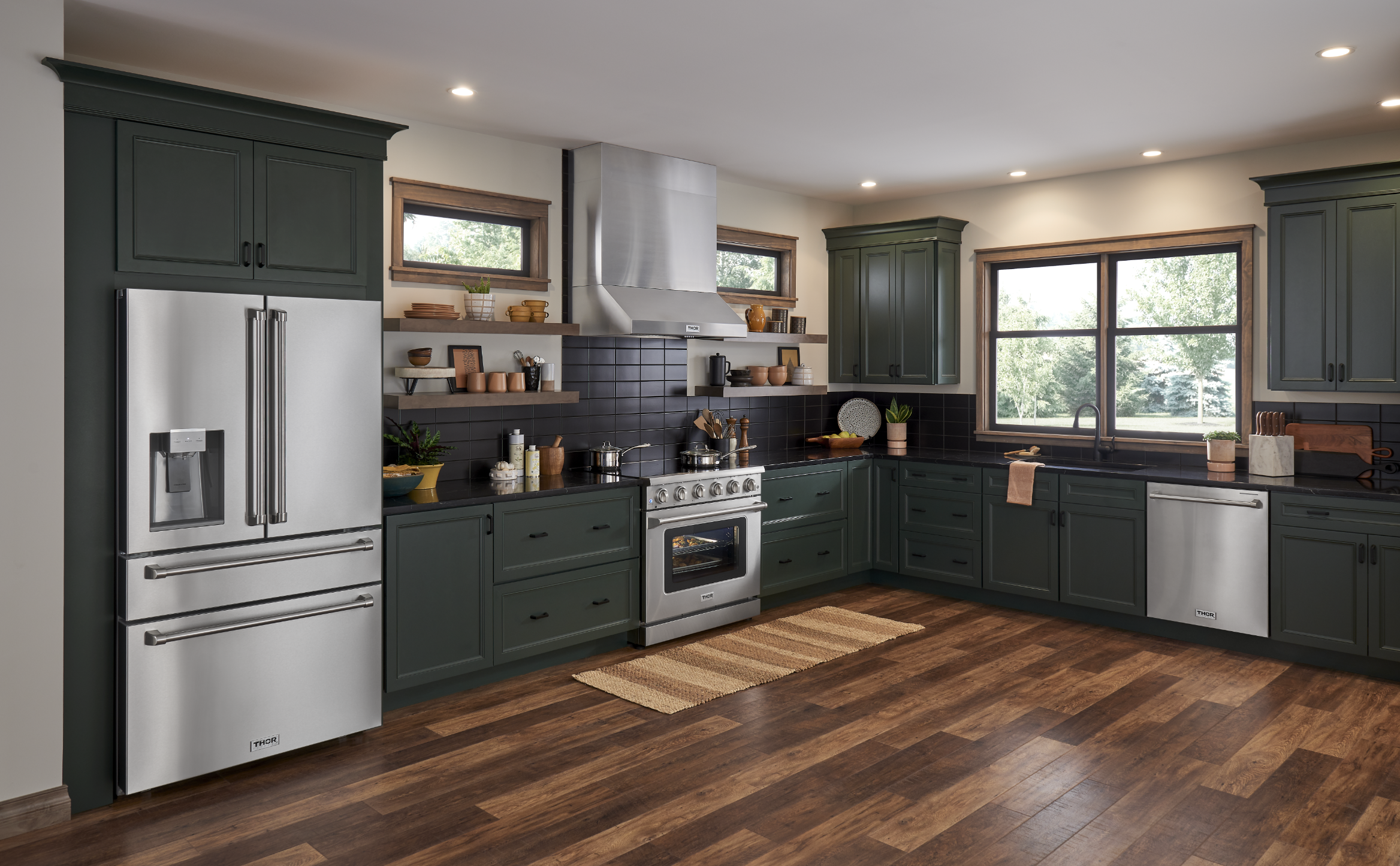 Black stainless steel fridge with stainless steel appliances deals