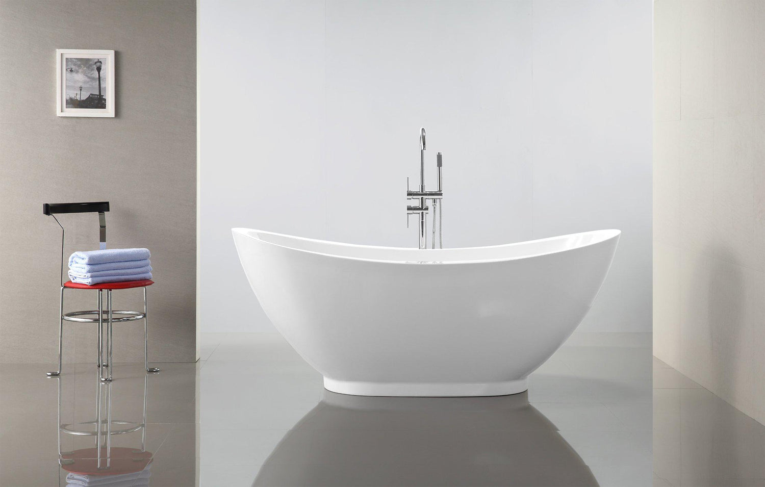 VA6516 69" x 32" Freestanding Soaking Bathtub