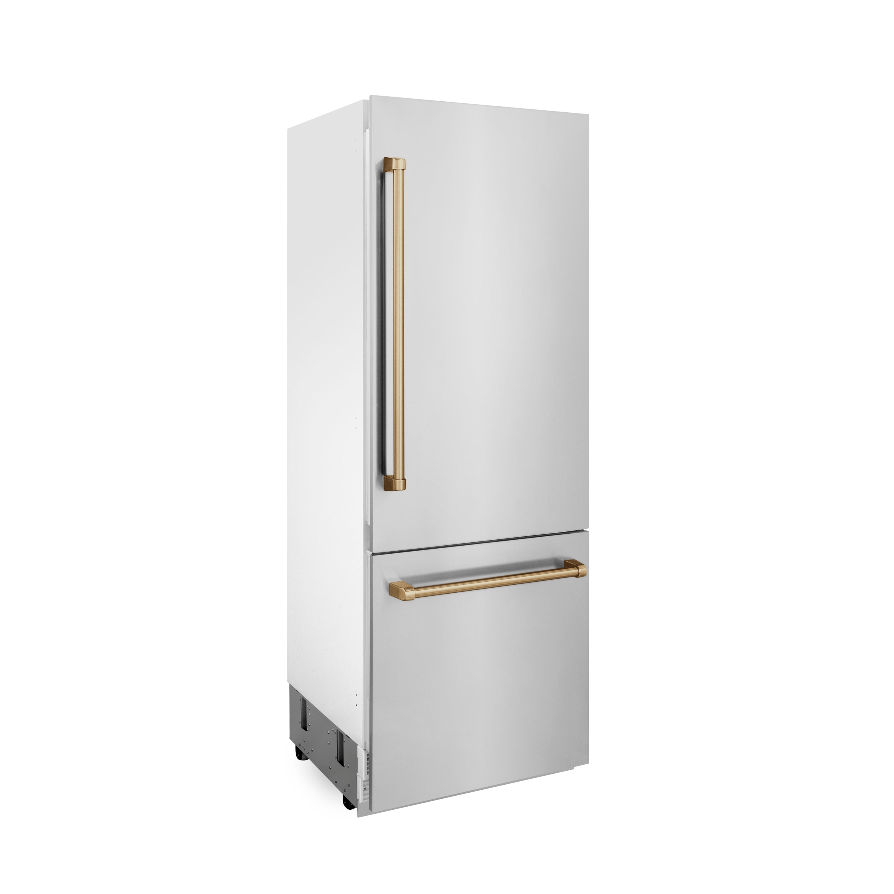 ZLINE 30 Inch BuiltIn Fridge Water Dispenser & Ice Maker Bronze Accents Premium Home Source