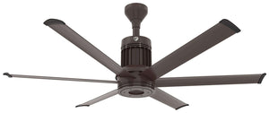 Big Ass Fans i6 60" Ceiling Fan in Oil Rubbed Bronze, Downrod 6", Covered Outdoors