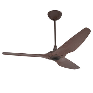 Big Ass Fans Haiku 60" Ceiling Fan with Cocoa Bamboo Blades and Oil Rubbed Bronze Finish, Downrod 20", Indoors
