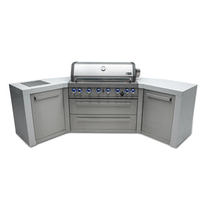 Mont Alpi 805 Deluxe Island Grill wth 45 Degree Corners, MAi805-D45
