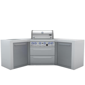 Mont Alpi 400 Deluxe Island Grill with 45 Degree Corners, MAi400-D45