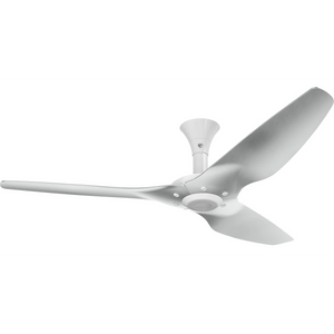 Big Ass Fans Haiku 60" Ceiling Fan, Low Profile Mount with Brushed Aluminum Blades and White Finish