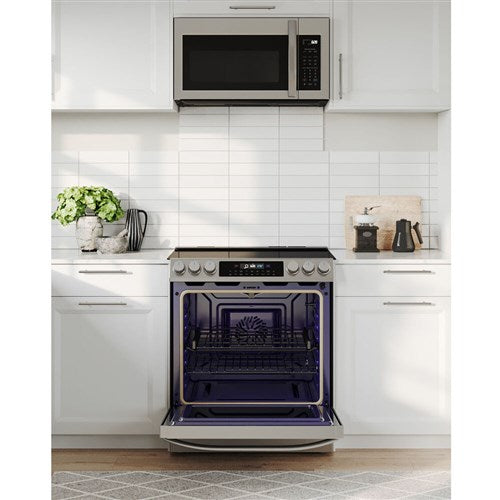 Midea 30 In. Slide In Electric Range 6.3 cu. ft. Self Cleaning