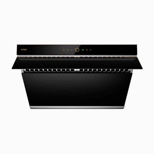 Fotile Slant Vent Series 30 in. 1,000 CFM Range Hood with Touchscreen in Onyx Black, JQG7505