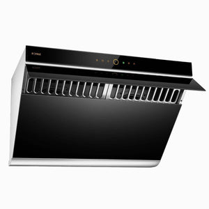 Fotile Slant Vent Series 30 in. 1,000 CFM Range Hood with Touchscreen in Onyx Black, JQG7505