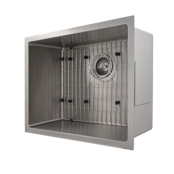 ZLINE Classic Series 23 Inch Undermount Single Bowl Sink in Stainless Steel SRS-23-3