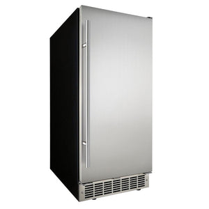 Danby Silhouette 15" Undercounter Ice Maker with Built-In Drain Pump in Stainless Steel, DIM32D2BSSPR