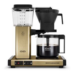Moccamaster KBGV Select 10-Cup Coffee Maker in Brushed Brass
