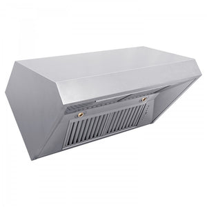 ZLINE 36" Satin Stainless Steel Convertible Vent Under Cabinet Range Hood, 8685S-36