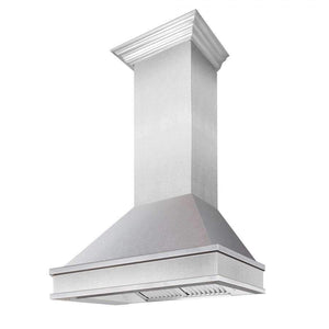 ZLINE 30" Designer Series Ducted Wall Mount Range Hood in Satin Stainless Steel, 8656S-30