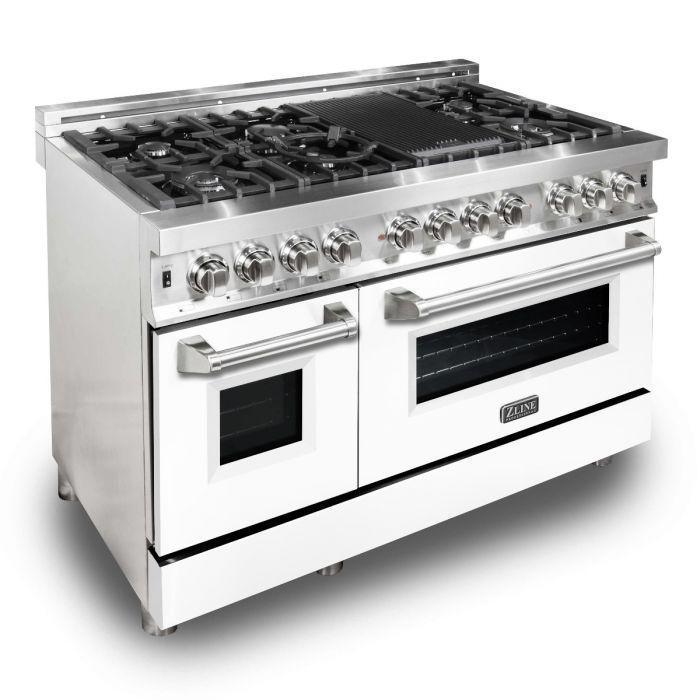 Viking 7 Series 48 Stainless Steel Dual Fuel Range with Griddle