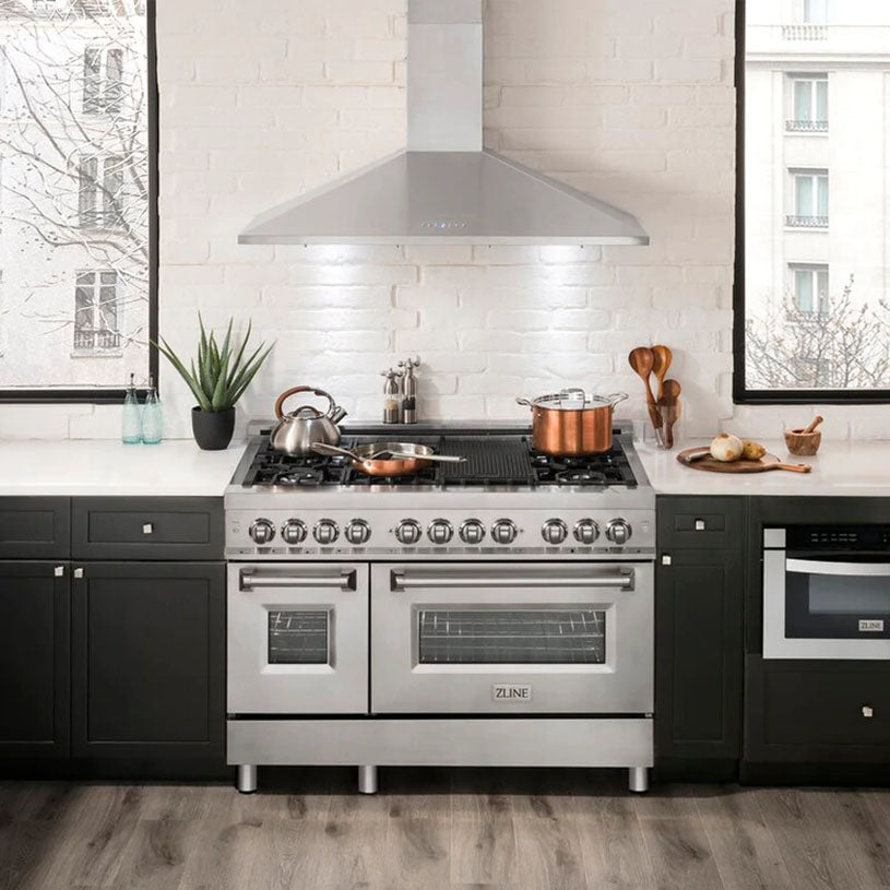 kitchen with oven range