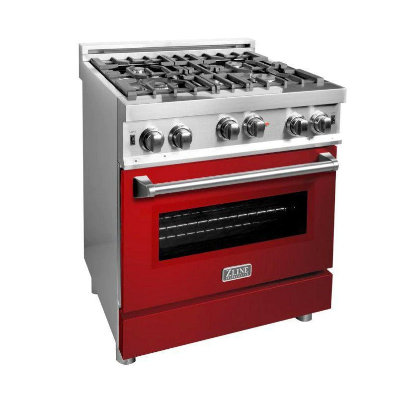 red Slide-In Range