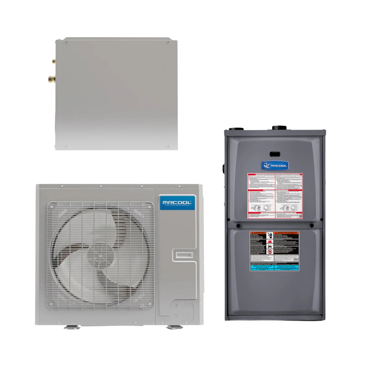 Central Air Conditioner & Gas Furnace Split Systems