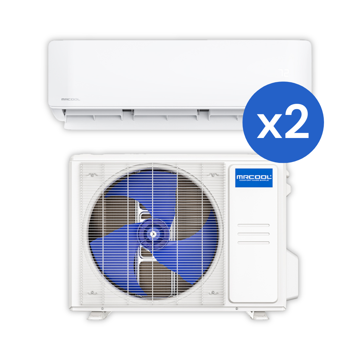 MRCOOL DIY Wall Mount Dual Zone Mini Splits