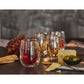 ZWILLING 2pc Stemless White Wine Glass Set, Sorrento Double Wall Glassware Series