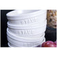 Staub Stoneware 2-pc Large Universal Bowl Set (6.5-inch/1.25-qt) - White