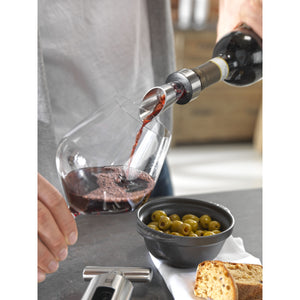 ZWILLING 18/10 Stainless Steel Decanter, Wine Aerator, Pourer and Stopper
