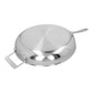 Demeyere 12.5" Stainless Steel Fry Pan with Helper Handle, Industry Series