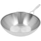 Demeyere 5 Qt. Stainless Steel Flat Bottom Wok, Industry Series