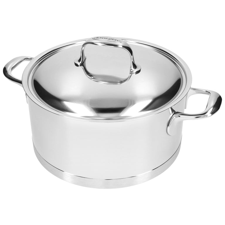 Demeyere 5.5 Qt. Stainless Steel Dutch Oven, Atlantis Series