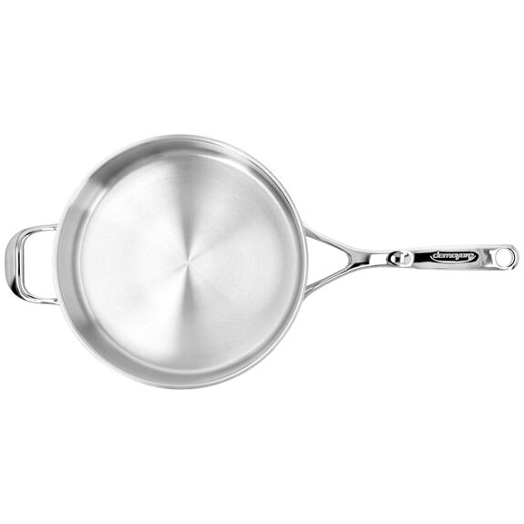 Demeyere 5.1 Qt. Stainless Steel Sauté Pan with Helper Handle, Atlantis Series