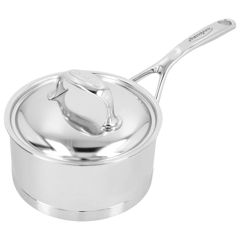 Demeyere 1.6 Qt. Stainless Steel Sauce Pan, Atlantis Series