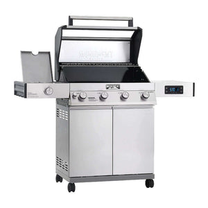 Monument Grills Denali 405 Series | 4 Burner Smart Tech Propane Gas Grill in Stainless Steel