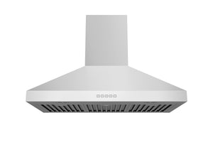 Hauslane Chef 30-in Convertible Matte Black Wall-Mounted Range Hood