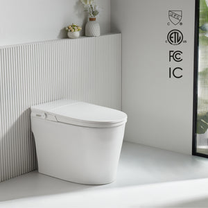 FORNO Acqua Luxurious Smart Toilet (Auto Flush, Auto Lid, Powerful Flush, Sleek Tankless Design), CSTPA0