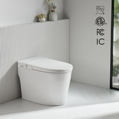 FORNO Acqua Luxurious Smart Toilet (Auto Flush, Powerful Flush, Sleek Tankless Design), CSTS00