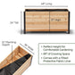 18" x 48" Planter Box - 24" TALL