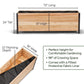 18" x 72" Planter Box - 24" TALL