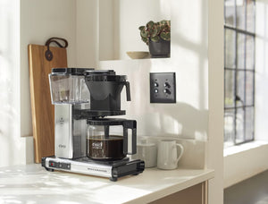 Moccamaster KBGV Select 10-Cup Coffee Maker in Polished Silver