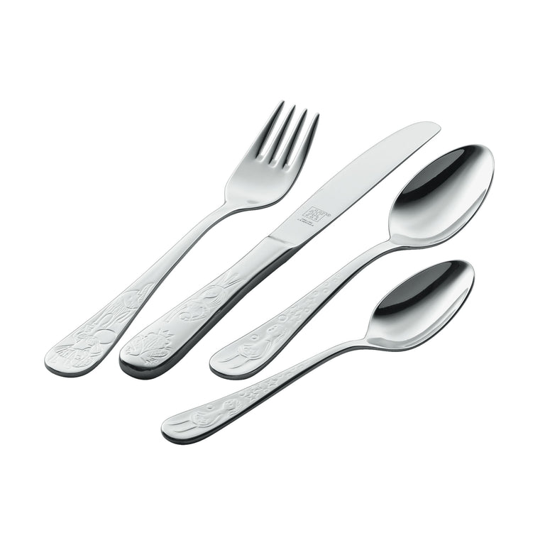 ZWILLING 4pc TWIN Kids Grimm's Fairytales Stainless Steel Flatware Set