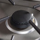 ILVE Majestic II 36" Dual Fuel Propane Gas Range in Glossy Black with Chrome Trim, UM09FDNS3BKCLP