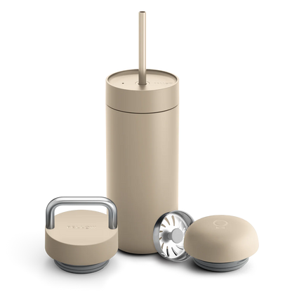 Fellow Carter 3-in-1 Lid System Bundle (16oz Move, Carry lid, Cold lid w/ straw)