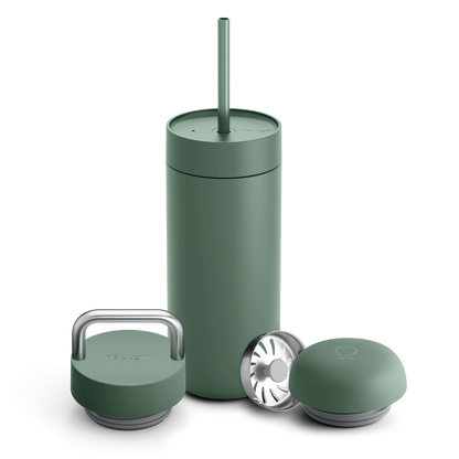 Fellow Carter 3-in-1 Lid System Bundle (16oz Move, Carry lid, Cold lid w/ straw)