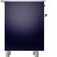 ILVE Nostalgie II 36" Dual Fuel Propane Gas Range in Blue with Copper Trim, UP36FNMPMBPLP