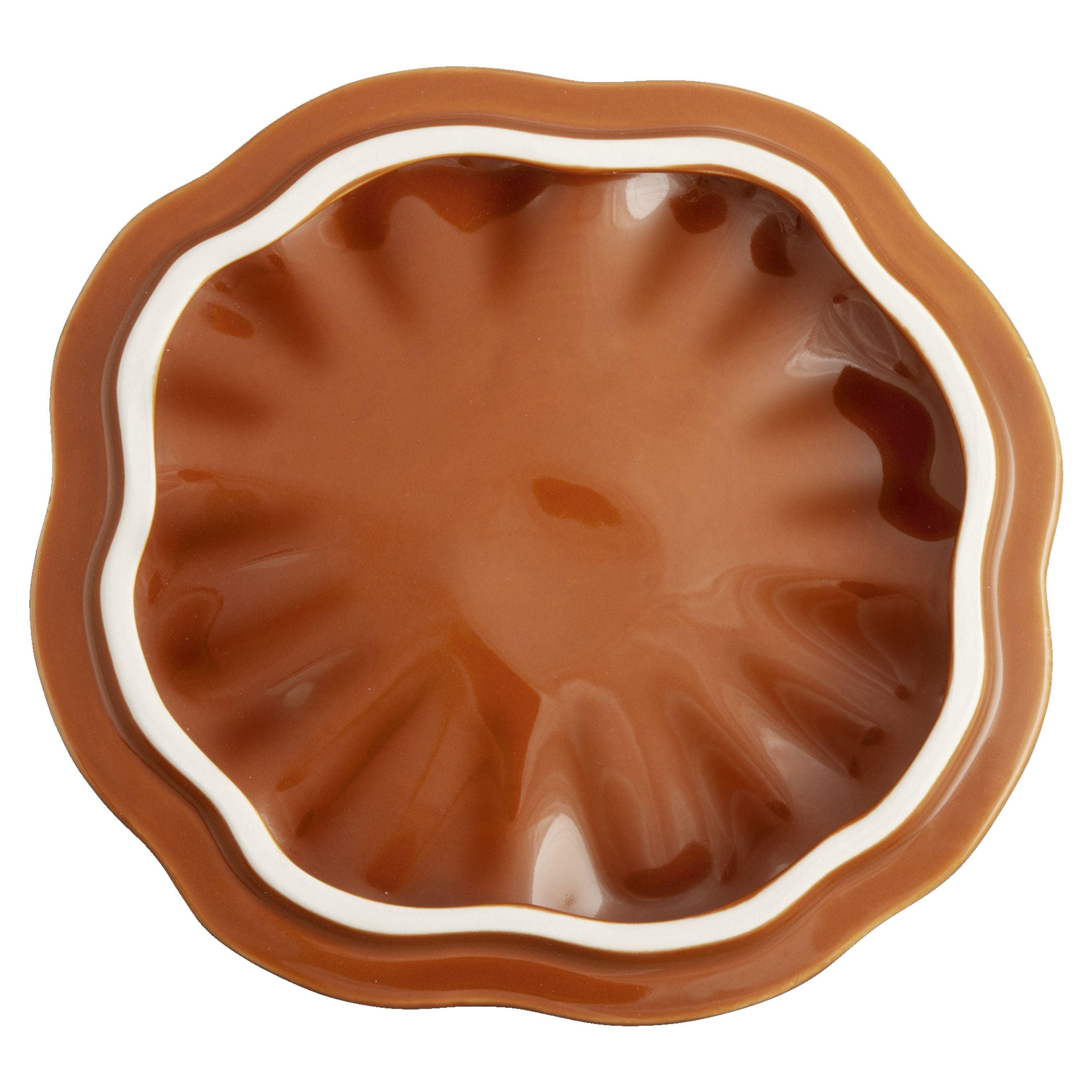 Staub 24oz Pumpkin Dish in Burnt Orange, Cocotte Ceramic Series