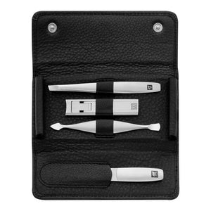 ZWILLING Beauty Premium 5-pc Black Leather Grooming Set