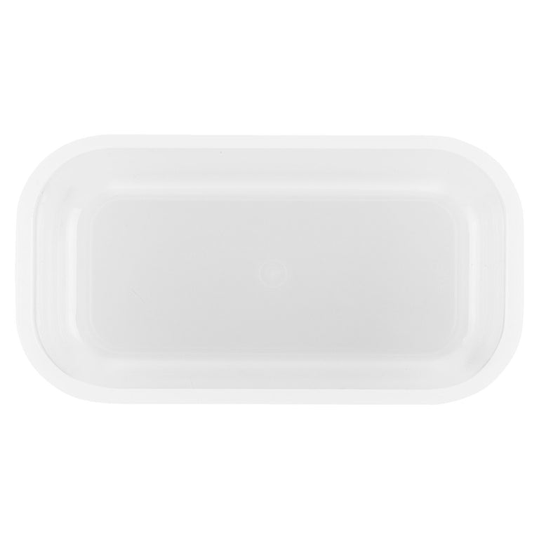 ZWILLING Small Semi-Transparent Vacuum Lunch Container in White Gray, Fresh & Save Series