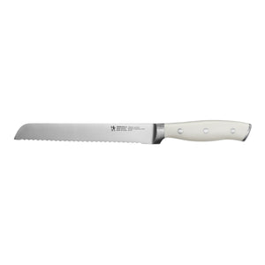 Henckels 8" Bread Knife- White Handle, Forged Accent Series