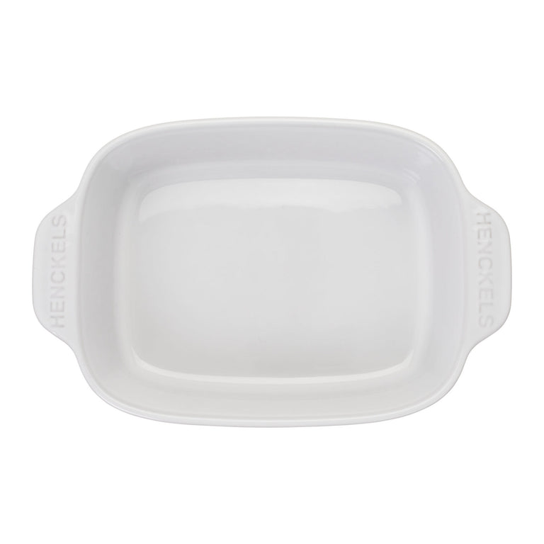 Henckels 8pc Mixed Bakeware and Serving Set in White, Ceramics Series