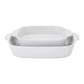 Henckels 8pc Mixed Bakeware and Serving Set in White, Ceramics Series